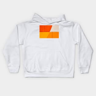 Red White Yellow Orange Kids Hoodie